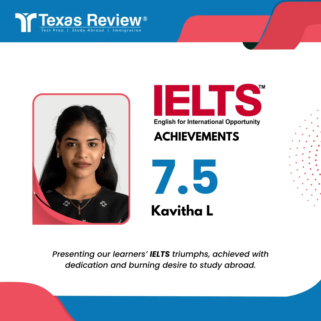IELTS 7.5 - Kavitha L